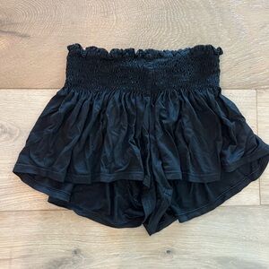 Michael Lauren Revolve Black Smocked Terry
Shorts XS NWT